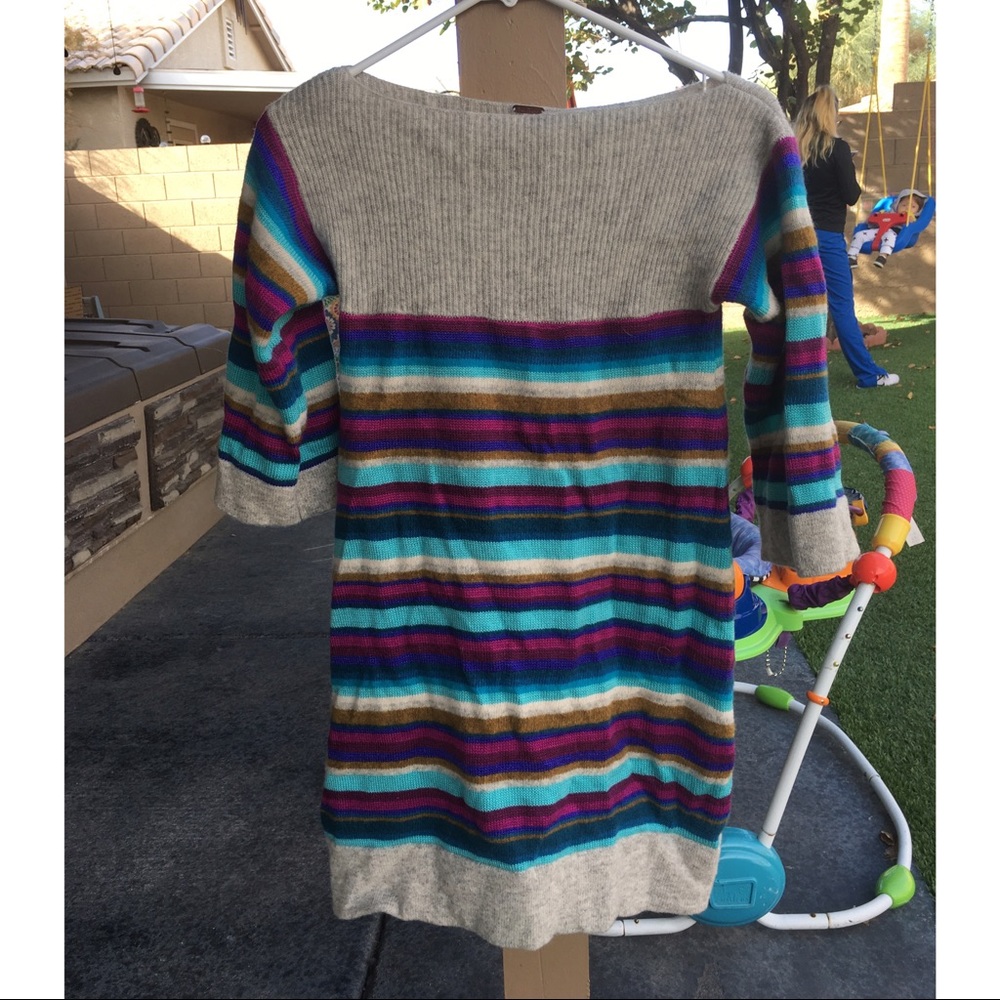 Free People stripes wool bland dress